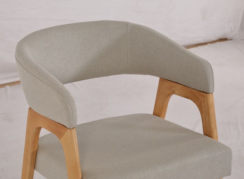 Silla 'Alba' - Natural/Gris