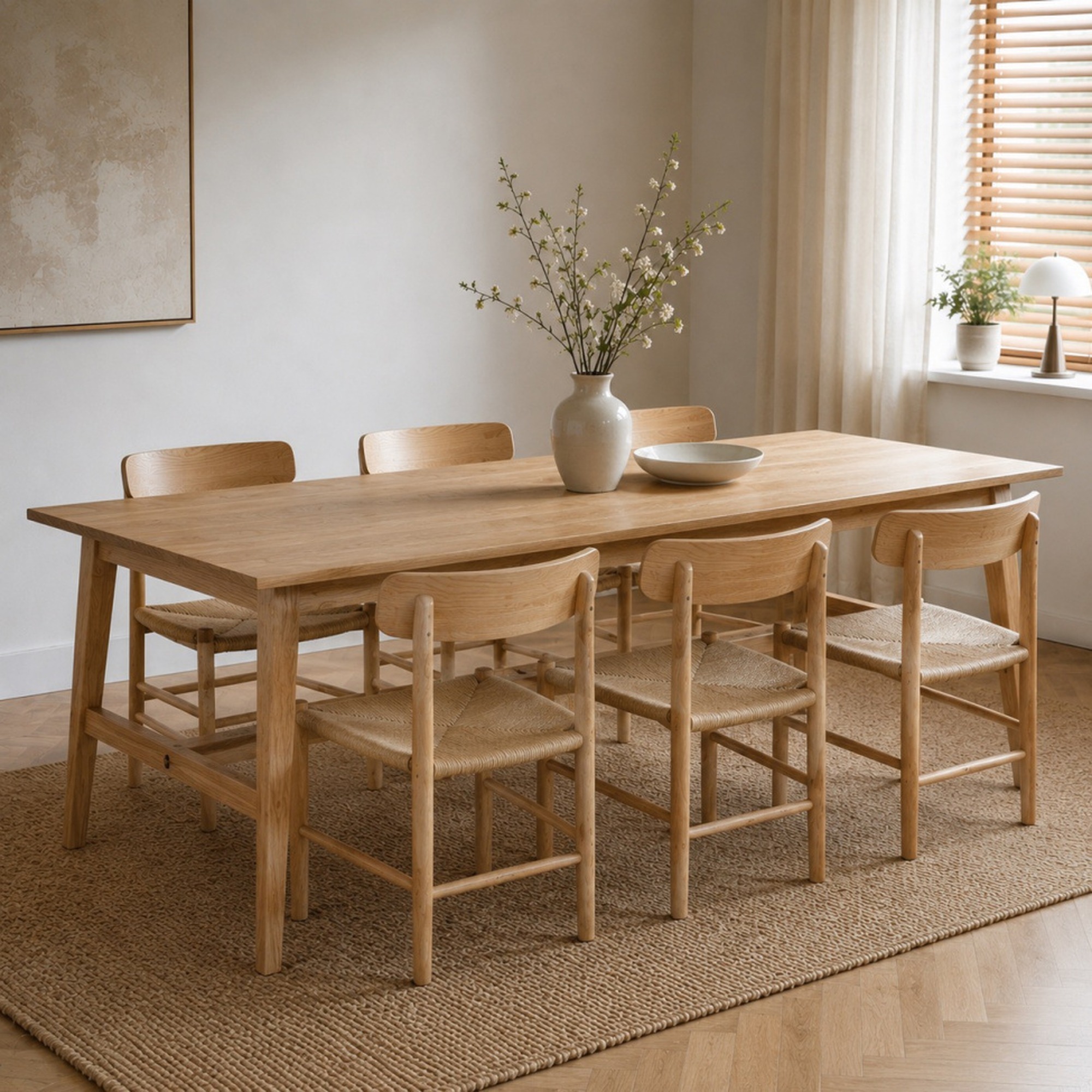Mesa de comedor 'Alfors' 210x100cm - Natural