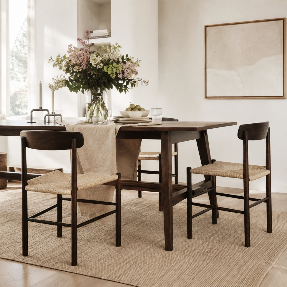 Mesa de comedor 'Alfors' 210x100cm - Nogal
