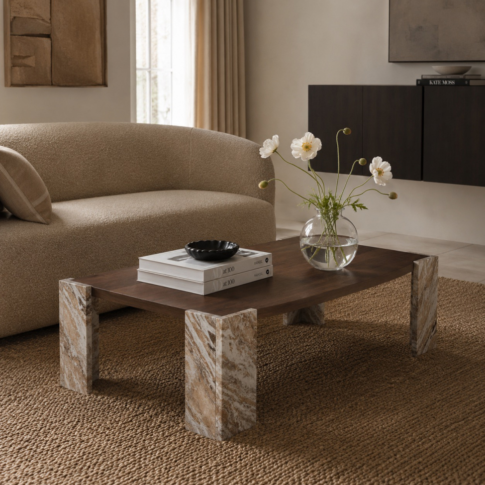 Mesa de centro 'Monte' 115x75cm - Nogal