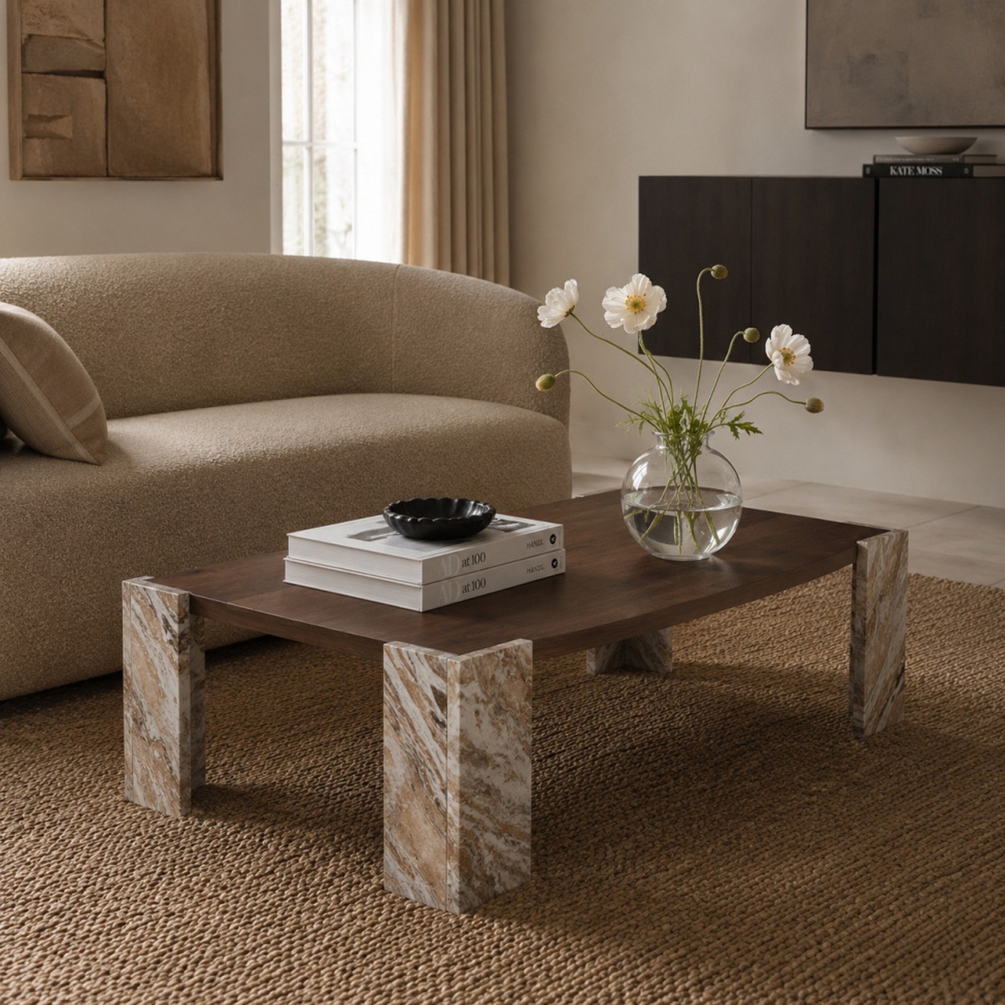 Mesa de centro 'Monte' 115x75cm - Nogal
